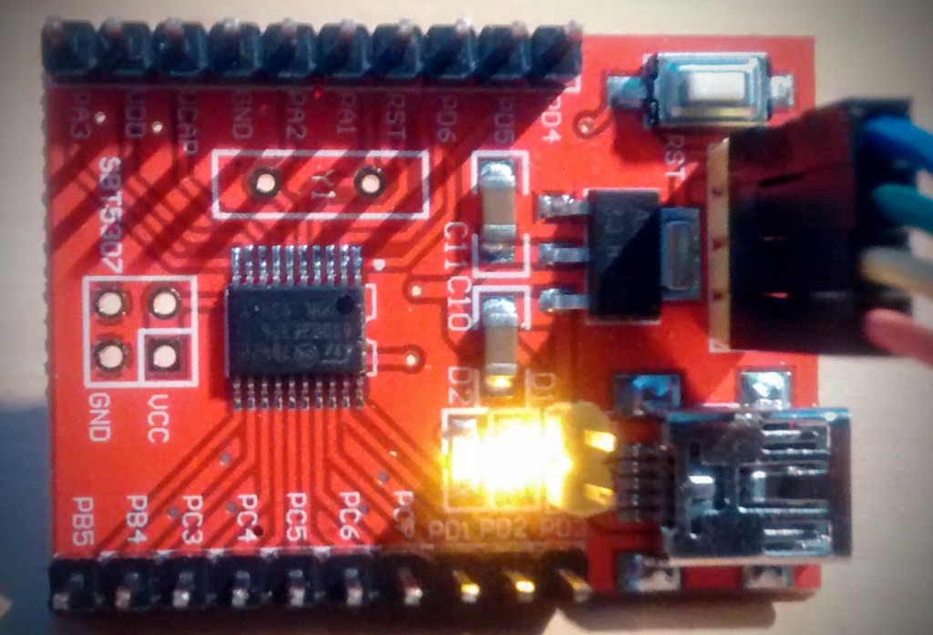STM8 Tutorial for blinking a LED | EMBEDONIX